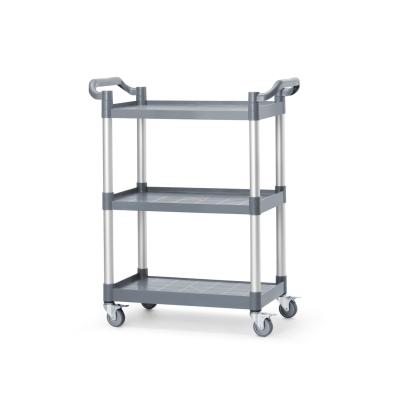 Vozík servírovací se 3 policemi z polypropylenu, malý, AmerBox, 800x420x(H)945mm | 810200